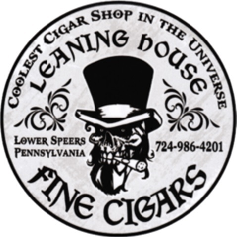 Leaning House Fine Cigars belle vernon pa logo