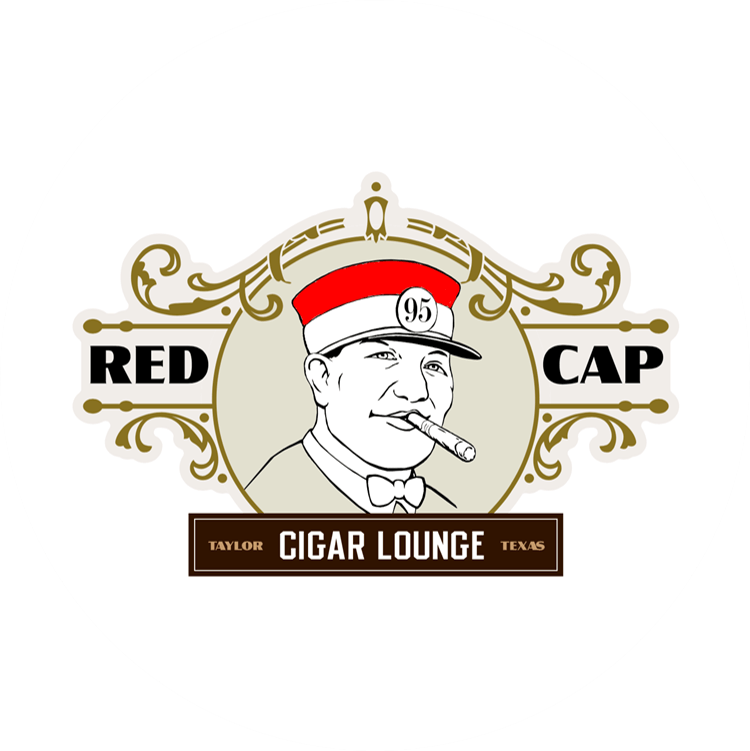 red cap cigar lounge logo